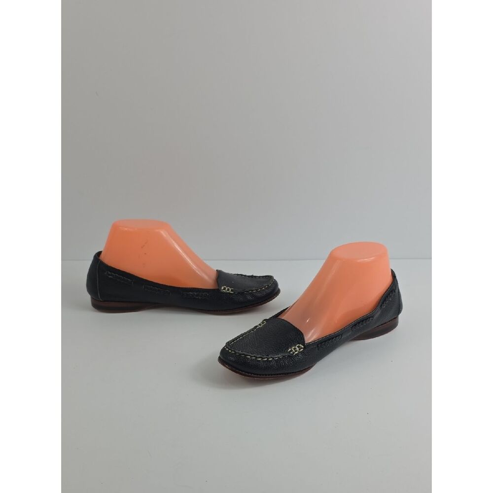 Michael Kors Black Leather Slip-On Loafers Women's Flats Size 7.5‎ - Picture 3 of 12